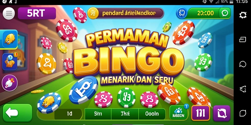 Tampilan gameplay Bingo yang menarik dan interaktif di 5RT.