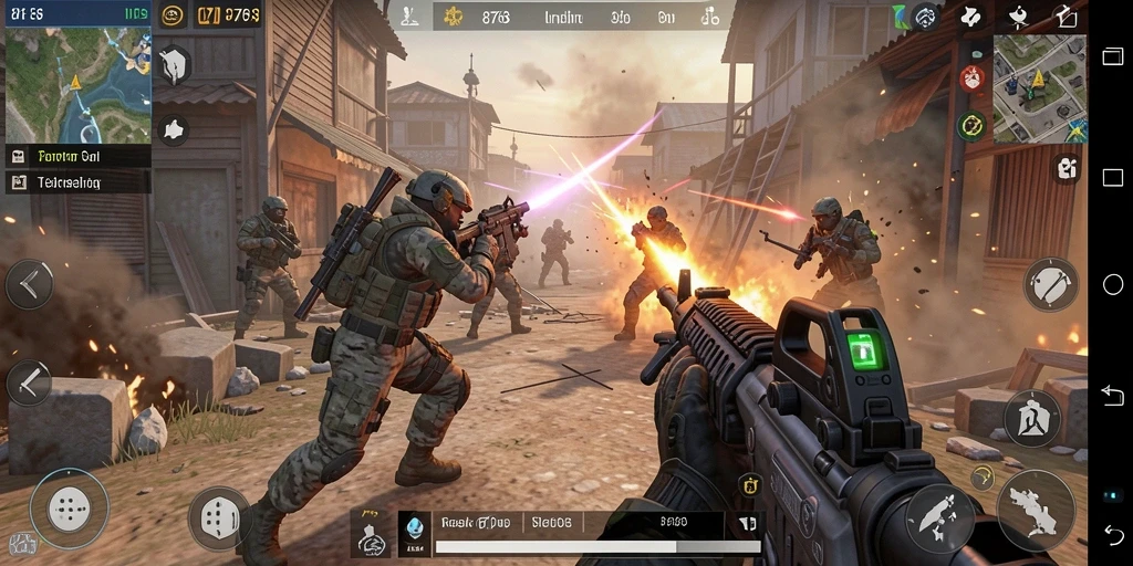 Gameplay seru dan menegangkan dalam 8768.