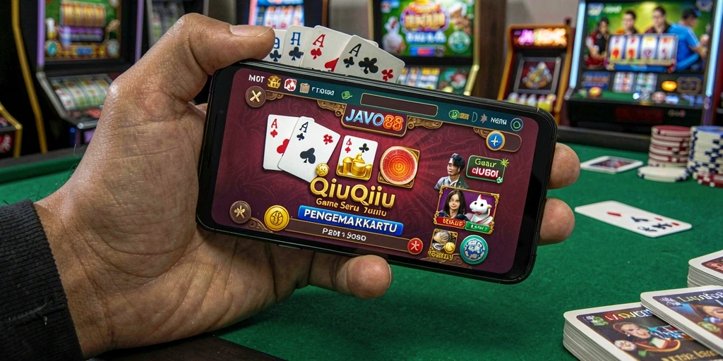 Tampilan gameplay menarik dari JAVO88 dengan suasana QiuQiu yang seru.