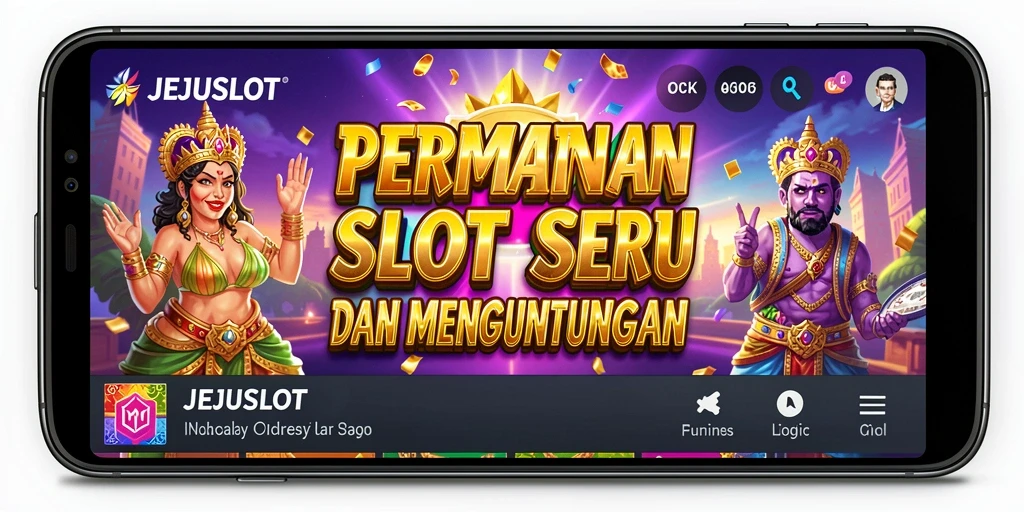 Tampilan gameplay Slot JEJUSLOT yang menarik dan penuh warna.