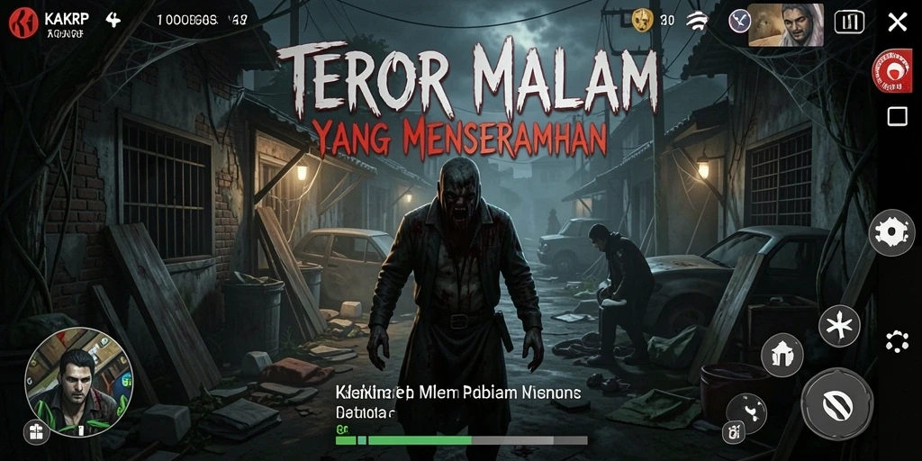 Gameplay KAKRP yang penuh ketegangan dan misteri.