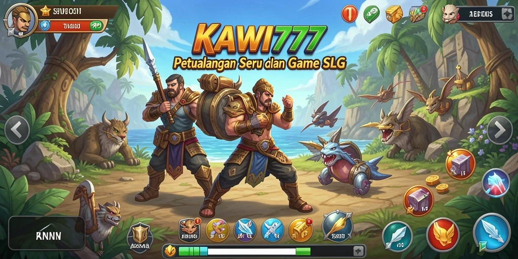 Screenshot gameplay KAWI777 menunjukkan aksi strategi yang mendebarkan.
