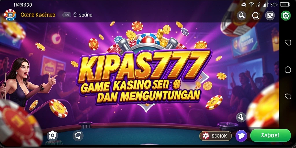 Screenshot KIPAS777 menampilkan gameplay Kasino yang mendebarkan dan seru.