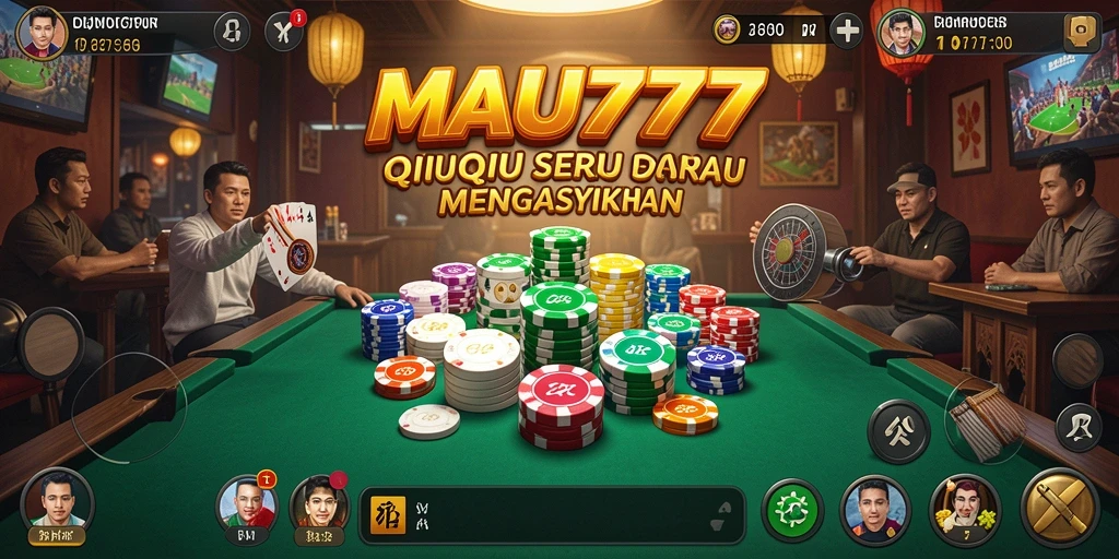 Tampilan gameplay QiuQiu yang seru dan menantang.