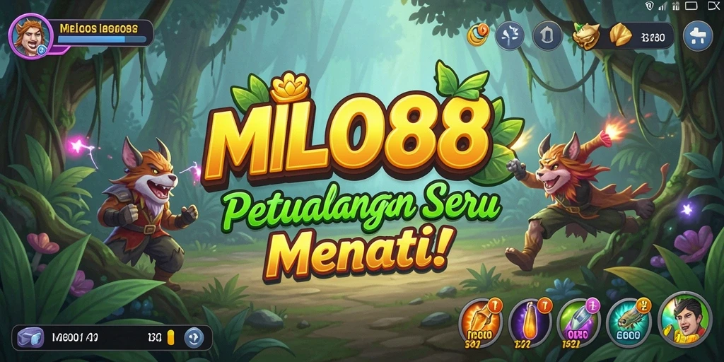 Tangkapan layar gameplay MILO88 yang menampilkan aksi seru dalam petualangan.