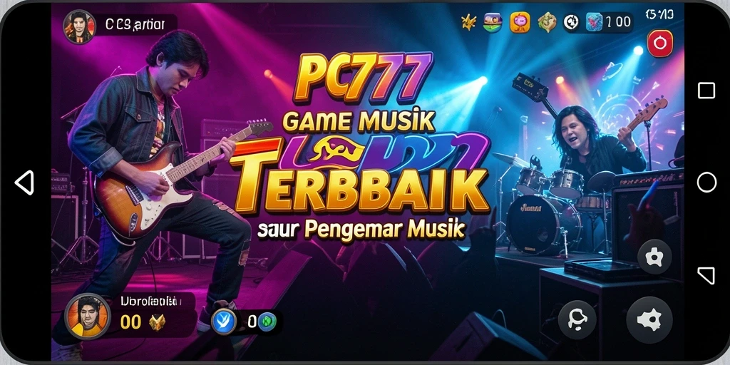 Tampilan gameplay musik seru di PC777
