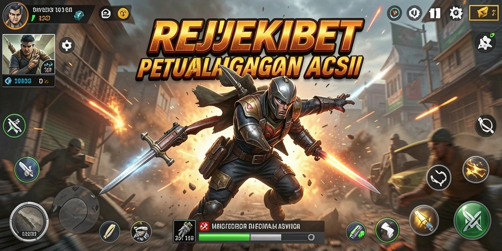 Tampilan gameplay seru dari REJEKIBET dengan aksi memukau.